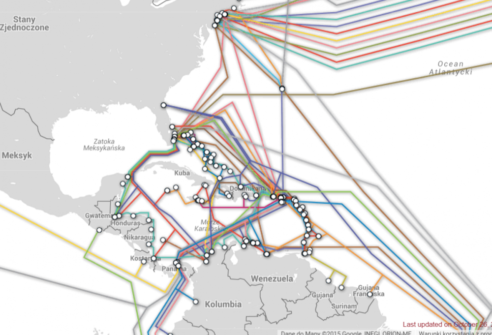 sub cable map